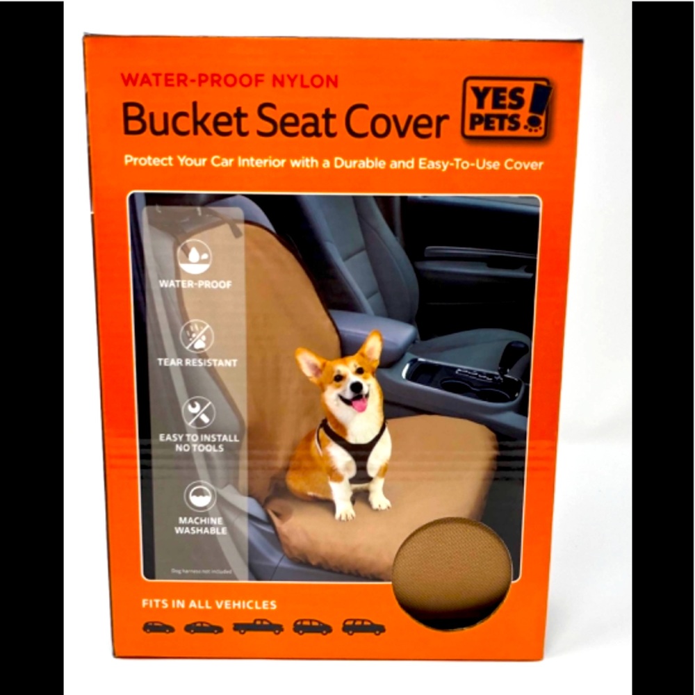 Yes Pets! Nylon Bucket Seat Cover